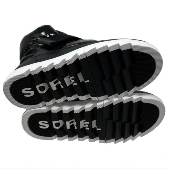 SOREL Joan of Artic Next Lite Strap Puffy Boots Black, Size 9 (9.5 runs large) - Picture 3 of 13
